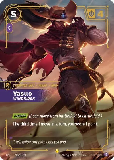 Yasuo, Windrider (Alternate Art)